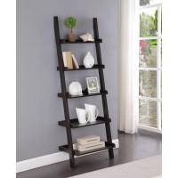 Coaster Furniture 800338 Bower 5-shelf Ladder Bookcase Cappuccino